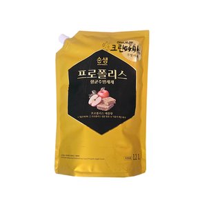 순샘 프로폴리스 주방세제 애플 리필 1.2L x1개