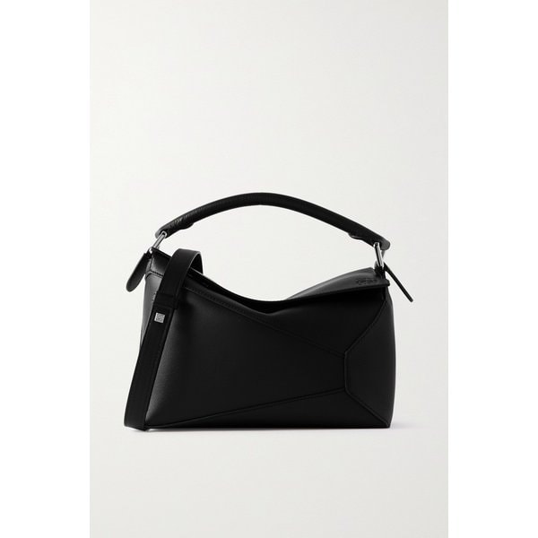 퍼즐 엣지 스몰 텍스처 가죽 숄더 백 블랙 1647597321523054