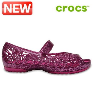 크록스 아동화  H12  202602 5K8Crocs Isabella Glitter Flat 아동샌달_P369333201