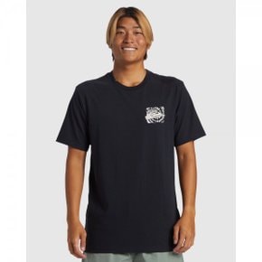 4160091 Quiksilver Hurricane Or Hippie T Shirt For Men - BLACK