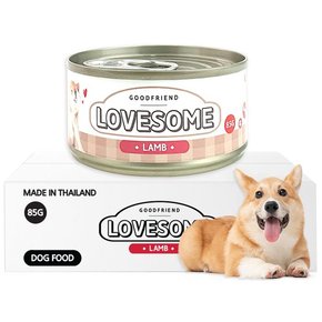 러브썸 강아지캔 85G 양고기 24개입 1BOX