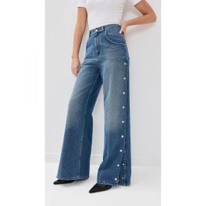 5097397 Stella McCartney Snap Blue Denim Loose Jeans