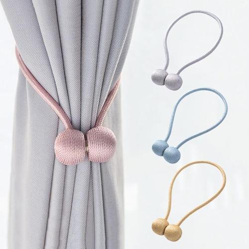 마그네틱 커튼끈 볼 타이백 장식 집게 걸이 자석 커튼정리(1)