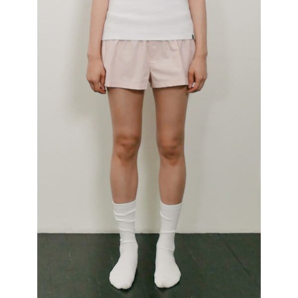 [리퍼브] D. BASIC OXFORD BUTTON SHORTS - 3 COLOR