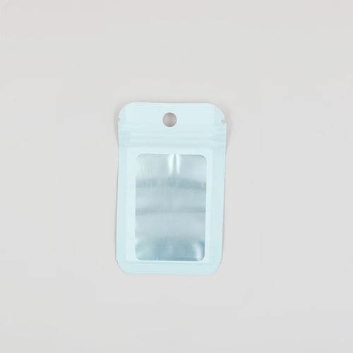 포장용 화이트 반투명 컬러 지퍼백(6cm X 10cm)(1)