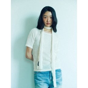 Hairly Knit Top(Ivory)