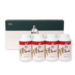 9회 자죽염사용 국산 100% 토종 홍화씨환 200g X 4개 선물세트 뼈건강 칼슘 인 칼륨 마그네슘