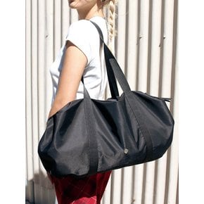 Aurora Shirring Duffle Big Bag_Black