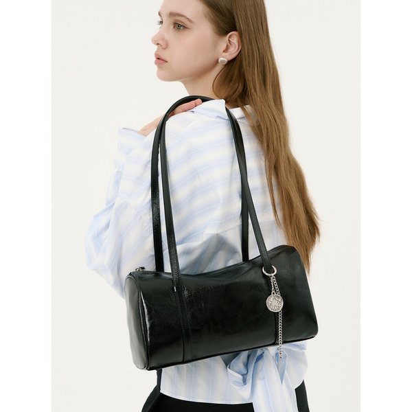 PIDI LARGE long handle leather boston bag 4 color