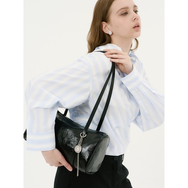 PIDI LARGE long handle leather boston bag 4 color