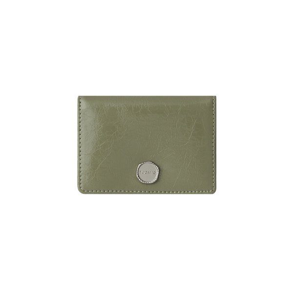 Bella Pocket Card Wallet 벨라 포켓 카드지갑 _OLIVE올리브 [소가죽]