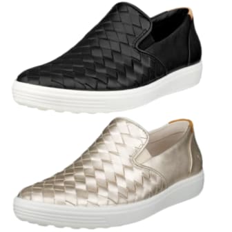 에코 [여주점] 여성 소프트 7 슬립온 스타일 블랙 골드 470863