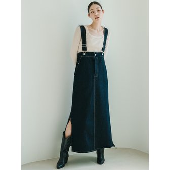 제이빈야드 Suspender Long Black Skirt