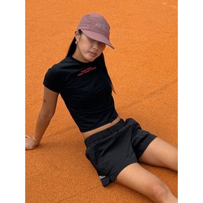VENODE Runfree Crop Tshirts_Black (Crop Fit)