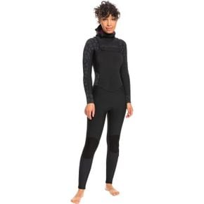 독일 록시 전신 서핑슈트 여자 Roxy Womens 5/4/3mm Swell S Hooded Front Zip Fullsuit Wetsuit