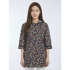 여성 플라워 후드 탈부착 아우터형 블라우스 ALBLL3141 915 G_P391433423