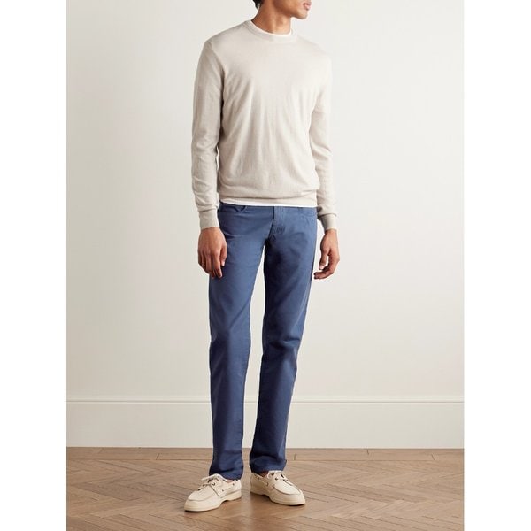 슬림핏 베이비 캐시미어 스웨터 1131643