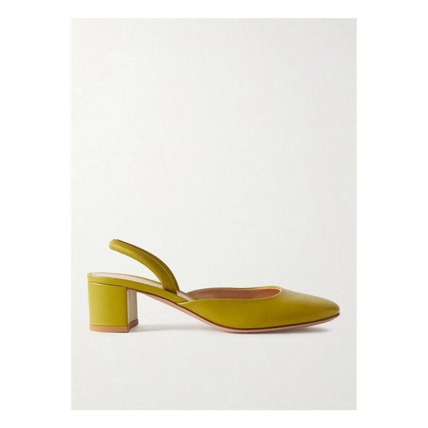 가죽 펌프스 45mm 라임 그린 1647597333261822