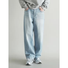 [-6cm 숏버전 추가] M194 BRUSH WIDE DENIM PANTS_LIGHT BLUE