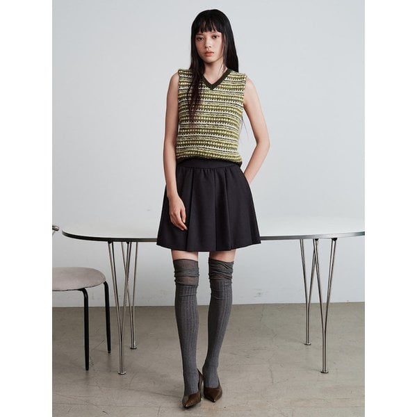 Winter Flare Mini Skirt  Ash (KE5X27M034)