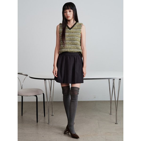 Winter Flare Mini Skirt  Ash (KE5X27M034)