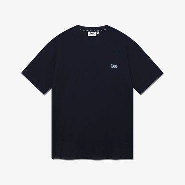 LEE 스몰 트위치 로고 티셔츠 네이비 LE2502ST02NA