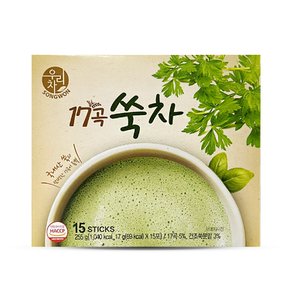 송원 우리차 담백한 국산 17곡 쑥차 15T