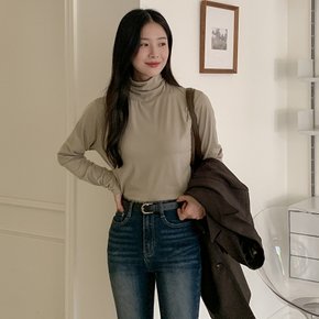 브에뉴 목폴라 긴팔 티셔츠 78323 빅사이즈여성의류