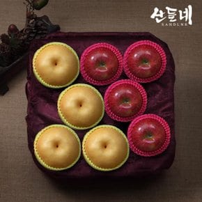 [9/11일(수) 오전8시 마감][산들네] 사과배 혼합 알뜰세트(3.3kg/사과4과,배4과)