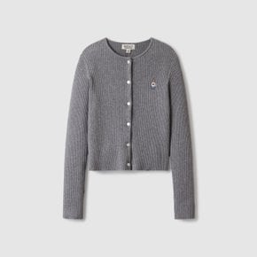 Steve Ribbed Button Cardigan WHCKE3742F