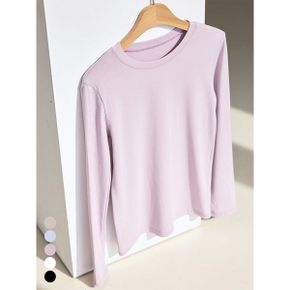 찰랑 라운드 긴팔 티셔츠 T2602TS031A_P417554116