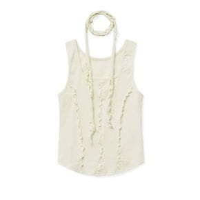 scarf sleeveless (white)