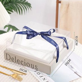 스위트 딜리셔스 투명 커버 머핀 컵케이크 케이스 포장 선물 박스