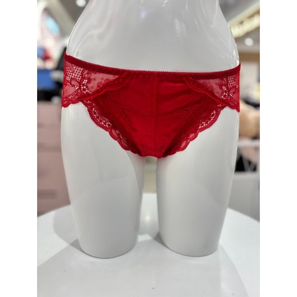 [여주점] 블랙라벨 튤레이스 망사 시스루 레이스 레드 팬티 [VPTB642S] RD