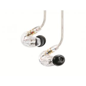 SHURE 이어폰 SE215카날형 클리어 SE215-CL-J []