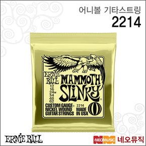 어니볼일렉기타스트링 Ernieball 2214 / Mammoth 6현