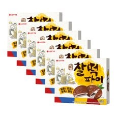 롯데 찰떡파이 375g (10봉입)x6개