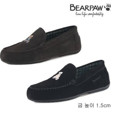 베어파우 (BEAR PAW) 남녀공용 HERMINE BEAR 모카신 블랙(K2078001)