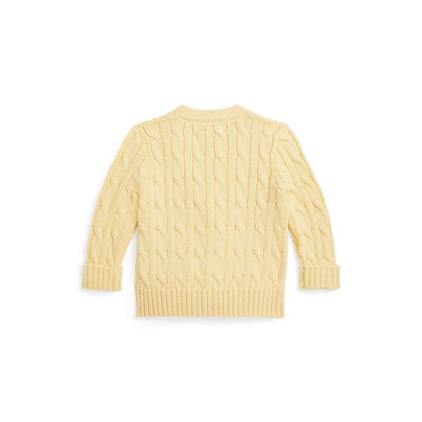 랄프 로렌 베이비 남아 케이블 니트 코튼 V넥 카디건(CWPOSWEI6820292700)