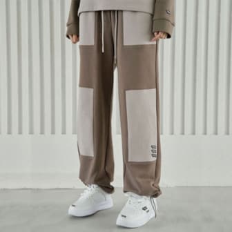 아우르젠떼 SQUARE STRING TRACK PANTS, BR