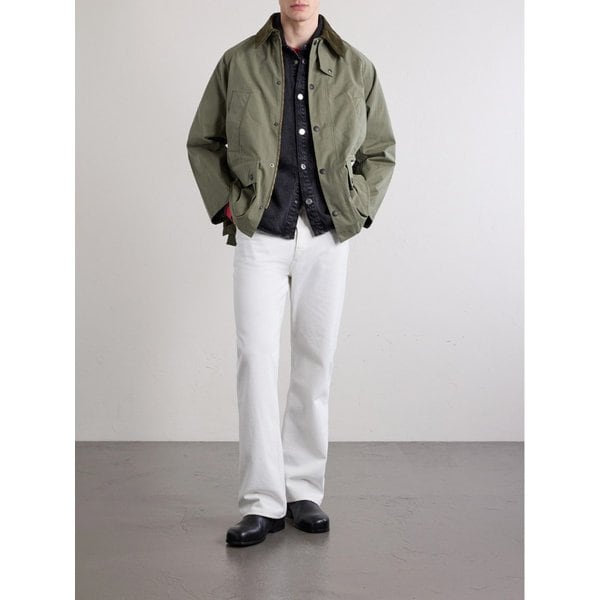 베일 코듀로이 트림 왁스드 우븐 재킷 46376663162978423