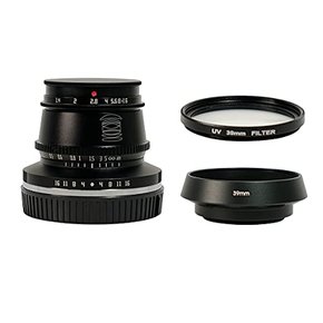 TTArtisan 35mm F1.4 APS-C Canon M EOS M 포맷 대구경 수동 초점 고정 렌즈 마운트 카메라 용