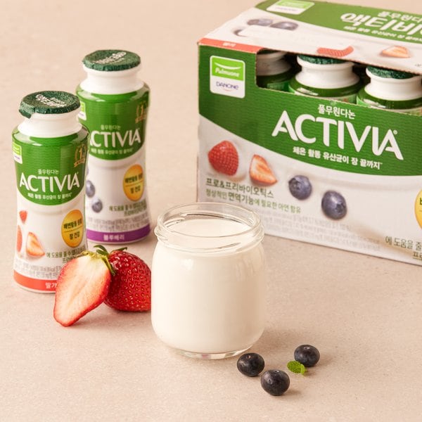 다논 액티비아 딸기+블루베리 멀티팩 (130ml8개)