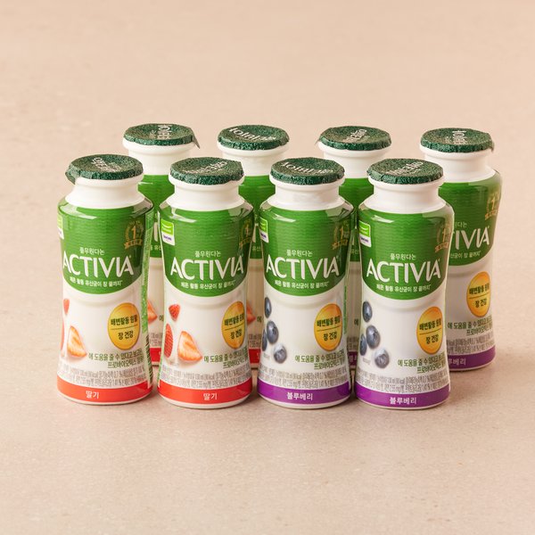 다논 액티비아 딸기+블루베리 멀티팩 (130ml8개)