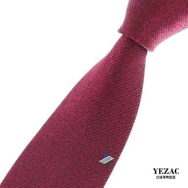 예작 [소폭 넥타이] 원 포인트 자수 실크 넥타이  YJ4FF3908RE