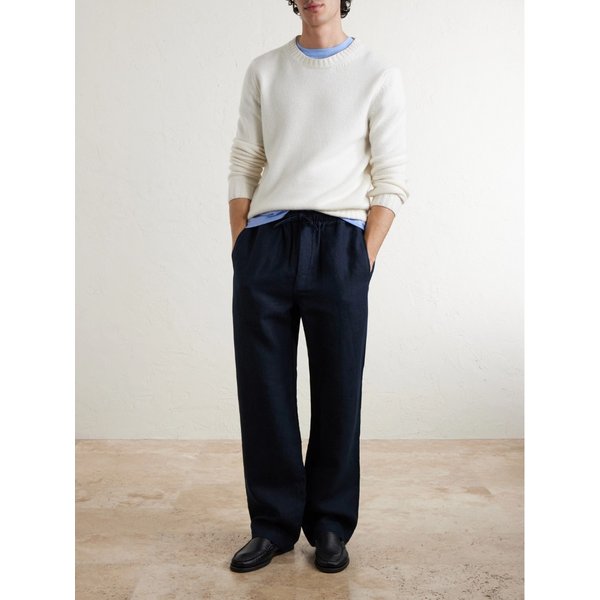 새먼 아멜 스트레이트 린넨 팬츠 46376663163063889