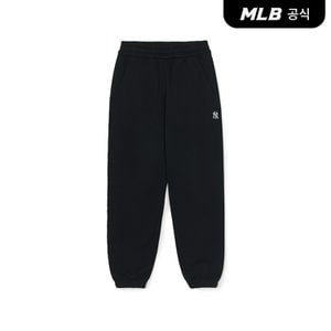 MLB [코리아공식] 바시티 레터링 조거팬츠 NY (Black)