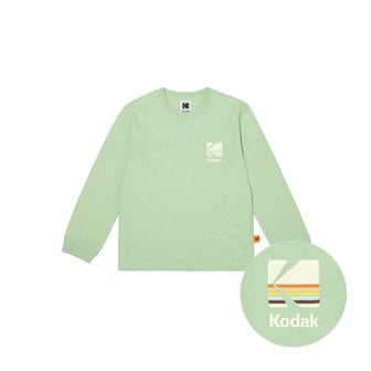 코닥 [공식]빅로고 긴팔티셔츠 키즈 LIGHT GREEN