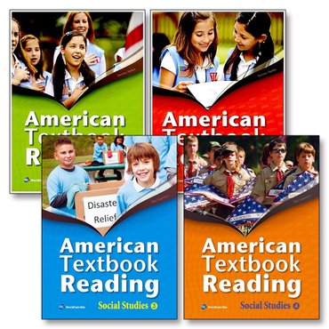 제이북스 American Textbook Reading : Social Studies Book 1-4 권 세트 (전4권)