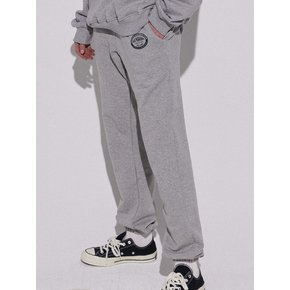 CIRCLE SWEATPANTS (MELANGE GREY)